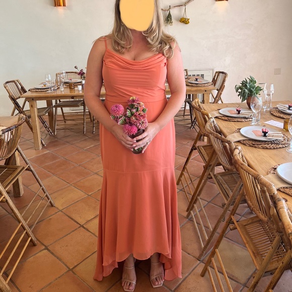 Azazie Bridesmaid’s Dress Style: Summer Size: A16 Color: Mai Tai unaltered - Picture 3 of 4